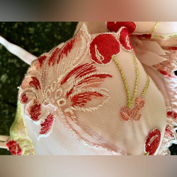 SIMONE PÉRÈLE Underwire Cherry Bra 32D educated guess but cannot verify size - Picture 5 of 12